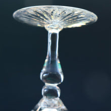 Load image into Gallery viewer, SET OF SIX EDINBURGH CRYSTAL (EDI8 Pattern) Small White Wine Glasses. SIGNED Height 4 5/8 inches
