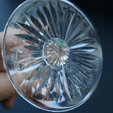 Load image into Gallery viewer, SET OF EIGHT Vintage Edinburgh Crystal HOCK Wine Glasses. STAR OF EDINBURGH: 6 1/4 inches. Engraved with letter &quot;C&quot;
