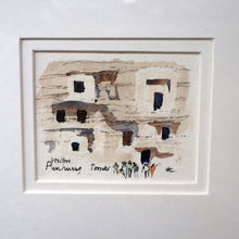 Load image into Gallery viewer, Charming Little Original Watercolour Sketch of the Dunhuang Tombs by Sir Hugh Casson (1910 - 1999). Signed with Initials
