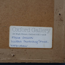 Load image into Gallery viewer, Charming Little Original Watercolour Sketch of the Dunhuang Tombs by Sir Hugh Casson (1910 - 1999). Signed with Initials
