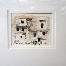 Load image into Gallery viewer, Charming Little Original Watercolour Sketch of the Dunhuang Tombs by Sir Hugh Casson (1910 - 1999). Signed with Initials
