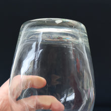 Load image into Gallery viewer, ANTIQUE GEORGIAN Hand-Blown Hooped Neck Decanter with Original Mushroom Stopper
