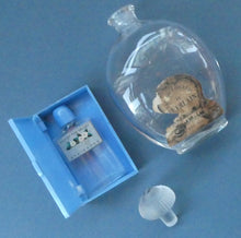 Load image into Gallery viewer, 1930s ART DECO Miniature Lily of the Valley Perfume Bottle in Early Plastic Box. ATKINSON&#39;S, LONDON &amp; an Art Nouveau Lalique Perfume Bottle
