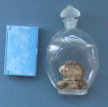 Load image into Gallery viewer, 1930s ART DECO Miniature Lily of the Valley Perfume Bottle in Early Plastic Box. ATKINSON&#39;S, LONDON &amp; an Art Nouveau Lalique Perfume Bottle
