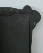 Load image into Gallery viewer, Antique Miniature Art Nouveau STERLING SILVER Double Photo Frame with Enamel Highlights
