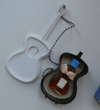 Load image into Gallery viewer, Very Rare 1930s Delavelle Blue Orchid Perfume Bottle in Novelty Guitar Case
