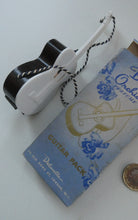 Load image into Gallery viewer, Very Rare 1930s Delavelle Blue Orchid Perfume Bottle in Novelty Guitar Case
