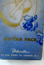 Load image into Gallery viewer, Very Rare 1930s Delavelle Blue Orchid Perfume Bottle in Novelty Guitar Case
