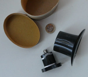 1930s ART DECO Miniature Saville's MISCHIEF Perfume Bottle in Top Hat Box 