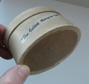 1930s ART DECO Miniature Saville's MISCHIEF Perfume Bottle in Top Hat Box 