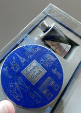 Load image into Gallery viewer, 1930s ART DECO Bourjois &quot;Evening In Paris&quot; Miniature Perfume Bottle and Full Face Powder Box
