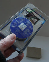 Load image into Gallery viewer, 1930s ART DECO Bourjois &quot;Evening In Paris&quot; Miniature Perfume Bottle and Full Face Powder Box
