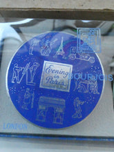Load image into Gallery viewer, 1930s ART DECO Bourjois &quot;Evening In Paris&quot; Miniature Perfume Bottle and Full Face Powder Box
