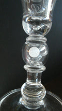 Load image into Gallery viewer, Rare KING EDWARD VII (1902) Engraved Coronation Glass with Hollow Stem Containing a Silver Three Pence Coin

