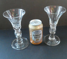 Load image into Gallery viewer, Rare KING EDWARD VII (1902) Engraved Coronation Glass with Hollow Stem Containing a Silver Three Pence Coin

