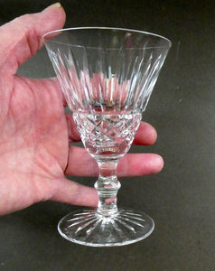 FOUR Vintage WATERFORD CRYSTAL "Tramore (Cut)" White Wine or Claret Glass. 5 1/4 inches in height