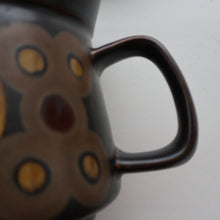 Load image into Gallery viewer, LARGE 1960s DENBY Arabesque Stoneware Teapot. Height 6 1/4 inches

