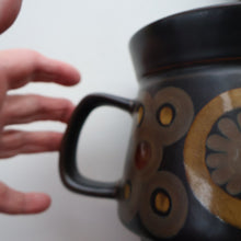Load image into Gallery viewer, LARGE 1960s DENBY Arabesque Stoneware Teapot. Height 6 1/4 inches
