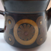 Load image into Gallery viewer, LARGE 1960s DENBY Arabesque Stoneware Teapot. Height 6 1/4 inches
