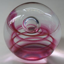 Load image into Gallery viewer, Vintage 1983 Caithness Paperweight: WHIRLWIND by Colin Terris. Pink Version
