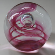 Load image into Gallery viewer, Vintage 1983 Caithness Paperweight: WHIRLWIND by Colin Terris. Pink Version
