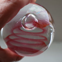 Load image into Gallery viewer, Vintage 1983 Caithness Paperweight: WHIRLWIND by Colin Terris. Pink Version
