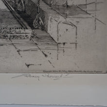 Load image into Gallery viewer, 1928 Etching of Rosslyn Chapel by Albany E. Howarth. Signed in Pencil
