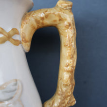 Load image into Gallery viewer, SCOTTISH POTTERY. Antique VICTORIAN 1860s Jug by Bells Pottery, Glasgow.  "The Fishwives" Pattern
