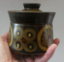 Load image into Gallery viewer, 1960s DENBY Arabesque LARGE Jam Pot or Lidded Sugar Bowl by Gill Pemberton
