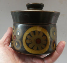 Load image into Gallery viewer, 1960s DENBY Arabesque LARGE Jam Pot or Lidded Sugar Bowl by Gill Pemberton
