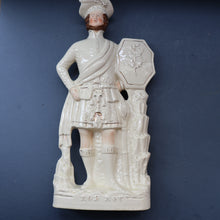 Load image into Gallery viewer, LARGE Genuine Staffordshire Figurine of ROB ROY. 18 inches in height. EXCELLENT CONDITION

