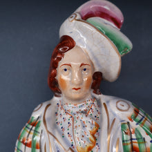 Load image into Gallery viewer, LARGE Genuine Staffordshire Figurine of Robert the Bruce. 15 1/2 inches in height. PERFECT
