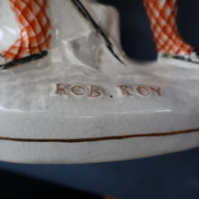 Load image into Gallery viewer, LARGE Genuine Staffordshire Figurine of ROB ROY. 13 inches in height. PERFECT 
