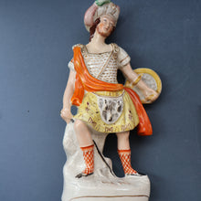 Load image into Gallery viewer, LARGE Genuine Staffordshire Figurine of ROB ROY. 13 inches in height. PERFECT 
