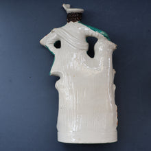 Load image into Gallery viewer, LARGE 19th Century Staffordshire Figurine of a Gardener at a Stream. 14 1/4 inches
