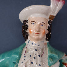 Load image into Gallery viewer, LARGE 19th Century Staffordshire Figurine of a Gardener at a Stream. 14 1/4 inches
