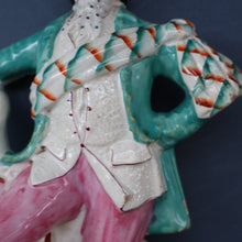 Load image into Gallery viewer, LARGE 19th Century Staffordshire Figurine of a Gardener at a Stream. 14 1/4 inches
