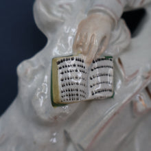 Load image into Gallery viewer, The Poet, ROBERT BURNS. Large  Antique Victorian Staffordshire Flatback Figurine of the Celebrated Scottish Poet. 13 1/4 inches
