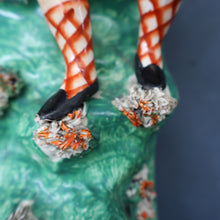 Load image into Gallery viewer, RARE 19th Century Staffordshire Figurine  of a Scottish Gamekeeper with his Horse &amp; Deer
