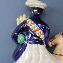 Load image into Gallery viewer, RARE 19th Century Staffordshire Figurine  of a Scottish Gamekeeper with his Horse &amp; Deer
