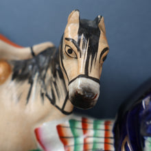 Load image into Gallery viewer, RARE 19th Century Staffordshire Figurine  of a Scottish Gamekeeper with his Horse &amp; Deer
