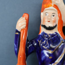 Load image into Gallery viewer, INDIAN MUTINY Interest. 1850s Antique Staffordshire Figurine of a HIGHLAND JESSIE
