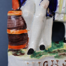 Load image into Gallery viewer, INDIAN MUTINY Interest. 1850s Antique Staffordshire Figurine of a HIGHLAND JESSIE

