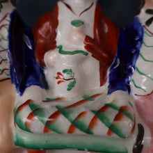 Load image into Gallery viewer, BURNS INTEREST: Antique Staffordshire Flatback Figurine. "Auld Lang Syne"

