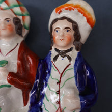Load image into Gallery viewer, BURNS INTEREST: Antique Staffordshire Flatback Figurine. "Auld Lang Syne"

