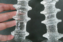 Load image into Gallery viewer, Ittala Finnish Glass Festivo Four Ring Candlesticks Timo Sarpaneva 
