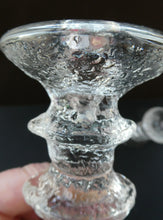 Load image into Gallery viewer, Ittala Finnish Glass Festivo Four Ring Candlesticks Timo Sarpaneva 
