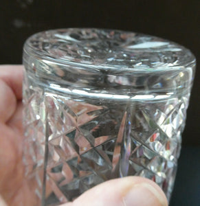 6 EDINBURGH CRYSTAL Matching Whisky Tumblers HIGHLAND CUT 1960s; Each with Etched Signature.