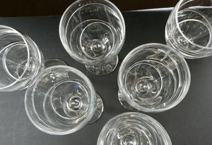 Pair of Stuart Crystal Aura Wine Glases Jasper Conran 9 inches