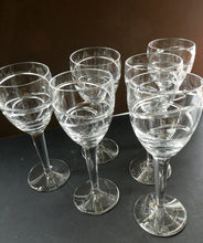 Load image into Gallery viewer, Pair of Stuart Crystal Aura Wine Glases Jasper Conran 9 inches
